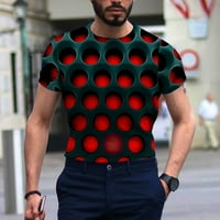 Dizajnerski grafički majica Muška modna digitalna ispis Pulover TOP Ljetni sportski fitnes s kratkim