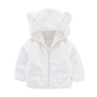 Dječja jakna za djecu Dječaci zimski kaputi za bebe Topla djevojke s kapuljačom Flannel Girls COAL FALL