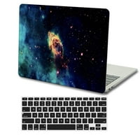 Kaishek Hard Case Cover Compatibible MacBook Pro 14 + crni poklopac tastature A2442, tip C Galaxy A