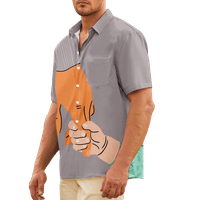 Muška majica Dan oca Super Cool Auglika Art Smiješne odjeće za odrasle za zabavu