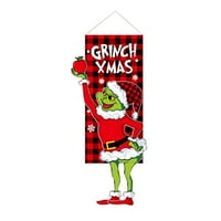 Grinehh božićni gnome viseći zastavu Božićni tržni centar Privjesak Garden Dekoracija banera