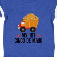 Inktastični prvi Cinco de Mayo Taco poklon baby boy ili baby girl bodysuit
