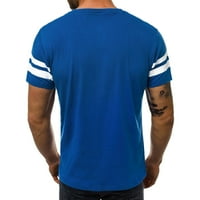 Muška posada Crta majica modni casual tankim slovom tiskani kratki rukav gornji bluzu modni tee vrhovi