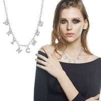 Lzobxe ogrlice za žene žensko luksuzno svjetlucavanje ogrlica za valentinovo zaljubljene nakit za klijanje