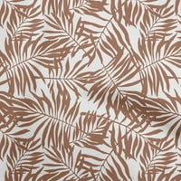 Onuone pamučne kambrične kambrike Brown tkaninski listovi za obrtni projekti Dekor tkanina Štampano