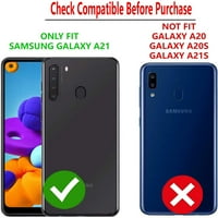 Samsung Galaxy A Case, [ne fit Samsung A21S A11], VOJNA GLAVNA STRANA OSOBE KONTENTNI POKLOPAC SA GLITTER-om