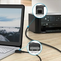 Boo kompatibilni 6FT USB kabelski kabel za prijenosna kabela za prijenos za Fujitsu PA03630-B FI-6230Z
