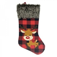 18 Božićne čarape klasične velike čarape Santa, Snowman, Reindeer Xmas karakter za obiteljski odmor
