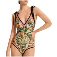 Ecqkame kupaći odijela za žene Jedan odobrenje ljeto Ženska kupaći kostim kupaći kostimi uz plažu odjeća