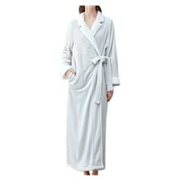Ženska pidžama za odrasle domaće habanje Flannel Nightcown Dugi koralj Velvet Bathrobe Spavanje
