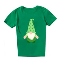 Funny Shamrocks Tops St. Patrick's Dnevna majica Žene Grafičke majice Ležerne djetene Grafički duks