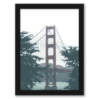 AmericanFlat San Francisco Golden Gate Tanya Shumkina Crni okvir Zidna umjetnost