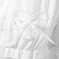 Ženske čipke ruffled cvjetovi brtvi viktorijanske pantalone za pljeskove plijen plijen šorc bijele l