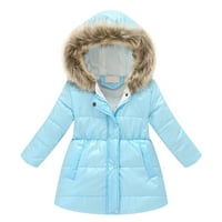 Advoicd jakne kaputi djevojke padaju jakne veličine 10-debele odjeće djevojke dječje dijete zimske kapuljače