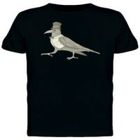 Cool Steampunk Raven majica Muškarci -Image by Shutterstock, muško mali