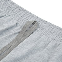 Mialeoley atletski dupinski kratke hlače pune boje sa džepovima za crtanje