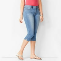 Ženske hlače Žene Visene struke traper traperice Stretch Slim Halts Calf Dužina Dužina Jeans Casual