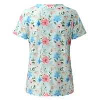 Žene T majice s kratkim rukavima V Restord Dame Dame Odjeća Proljeće Ljeto Odmor Moda Casual Beach Dnevno majica Majčin dan Poklon Tine