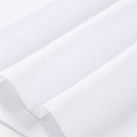 Ženske majice kratkih rukava kratkih rukava grafički suncokret labavi ljetni vrhovi bijeli medij