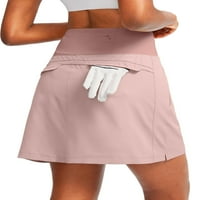 Golf Skorts suknje za žene s džepovima Ženska lagana lagana atletska suknja za žene za tenis