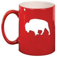 Buffalo keramički šalica za kafu poklon čaj za nju, on, muškarci, žene, brat, sestra, supruga, suprug,