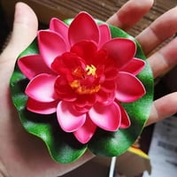 Artificial Lotus cvijet, jastučić ljiljana za ribnjake Voda plutajuća pjena Lotus cvijeće savršeno za