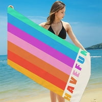 Lomubue ručnik za plažu prozračna jaka apsorpcija mikrofiber crtić tiskanje ljeto tijela tuš ručnik