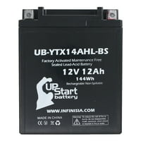Zamjena baterije uB-YTX14AHL-BS za Kawasaki KL650-a, E, KLR CC motocikl - tvornički aktivirani, bez