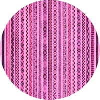 Ahgly Company u zatvorenom okruglom sažetkom ružičaste moderne prostirke, 4 '