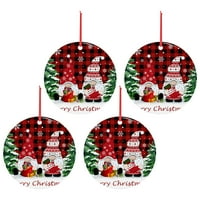 Čišćenje personalizirajte u obliku ukrase viseći ukrasi za božićnu ukrasu