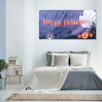 Halloween Theme banner zli bundevi palica Halloween Night View Viseći dekor