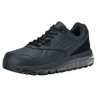 Cipele za posade Geo, muške cipele otporne na klizanje, vodootporna, crna koža, veličine 13
