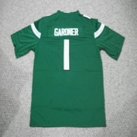 Neposredni umak Gardner Jersey New York Custom Prošičene zelene nogomete Nema marki Logos Veličine