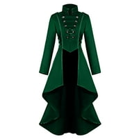 Renesansne kostimi za žene srednjovjekovne ležerne književne vintage obične boje tuxedo nepravilni hem