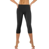 Dianli Hlače Žene Skinny Fit Prevelizirani povremeni ženska elastična joga Slim Sport Soft Comfy ljetna