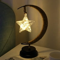 Dekorativna svjetlosna zvijezda Moon Light Handmades Noćno svjetlo kovanog željeza za kućno dvorište
