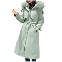 Giligiliso ženski pamuk, jakna od poliestera odijela odijela ženski zimski topli kaput vitak krilni