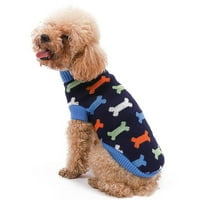 Topli džemper za pse zimski pas odjeća za male srednje pse pleteni štene mački kaput Chihuahua Francuski