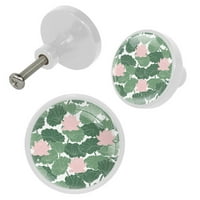 Pink Lotus napušta dugme za kuhinjske ormariće ormarić ormara za ormarište povlačenja ručke ručke za