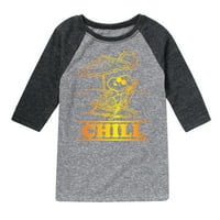 Kikiriki - Chill Snoopy - grafička majica mališana i omladine Raglan