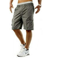 Muški kratke hlače Pamuk Ležerne prilike Ljeto Polutal Pant Strite Slim Fit Short