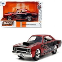 Plymouth Roastrunner, Candy Red W Flames - Jada igračke - Diecast Model Toy auto