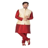 Modna muška indijska mala mješavina Kurta pidžama i nehru jakna vjenčana tradicionalna diwali set haljina