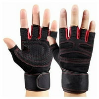 Giligiliso Sportske rukavice na otvorenom pola prsta vežbanje dlanske rubljene bukele
