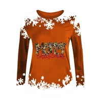 Jyeity Womenske košulje ispod 10 dolara, pulover za okrugli vrat od $, pulover sa otvorenim božićnim