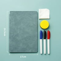 Fairnull Set Whiteboard Notebook-om Dvostruka bočna za višekratnu upotrebu FAU kožna školjka Studenti