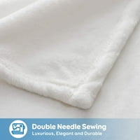 Siviti lagana i toplog prekrivača flisa za kauč, krevet i kampiranje, meko i ugodno flanel pokrivač