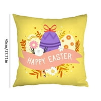 Koaiezne set Jednostavno stil tiskani Uskršnji zeko jaje poklon kućna dekoracija Jastuk Držite jastuk
