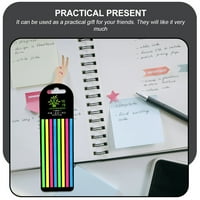 Kutije obojene notepad fluorescentne stranice Markeri profesionalne istaknute trake