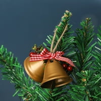 Goodhd Božićni zvonik privjesak metalni rog kreativni privjesak za ukrašavanje božićnog stabla